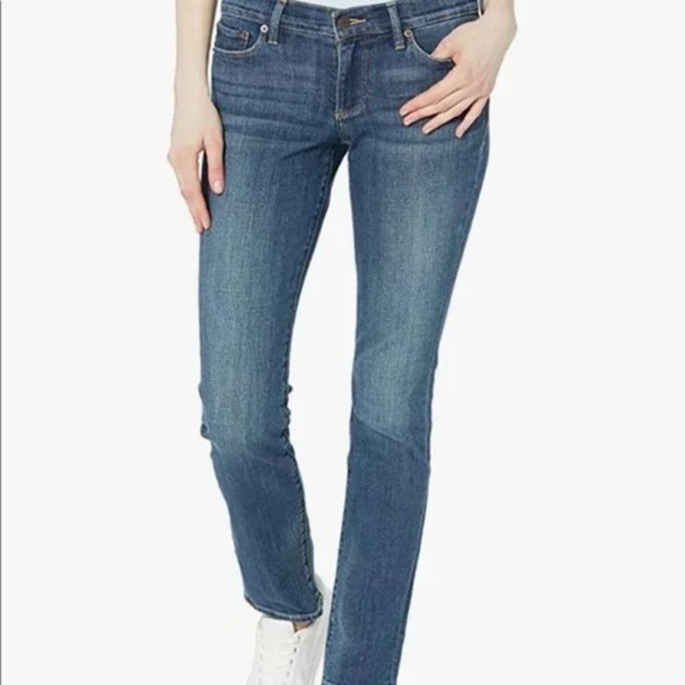 Lucky Brand Medium Wash Blue Denim Brooke Straight Jeans Women's Size 2/26